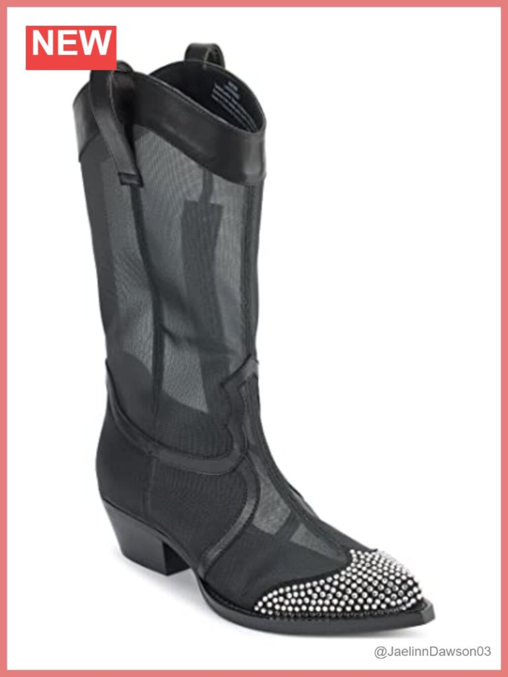 Karl Lagerfeld Lakota Western Boot Women Size